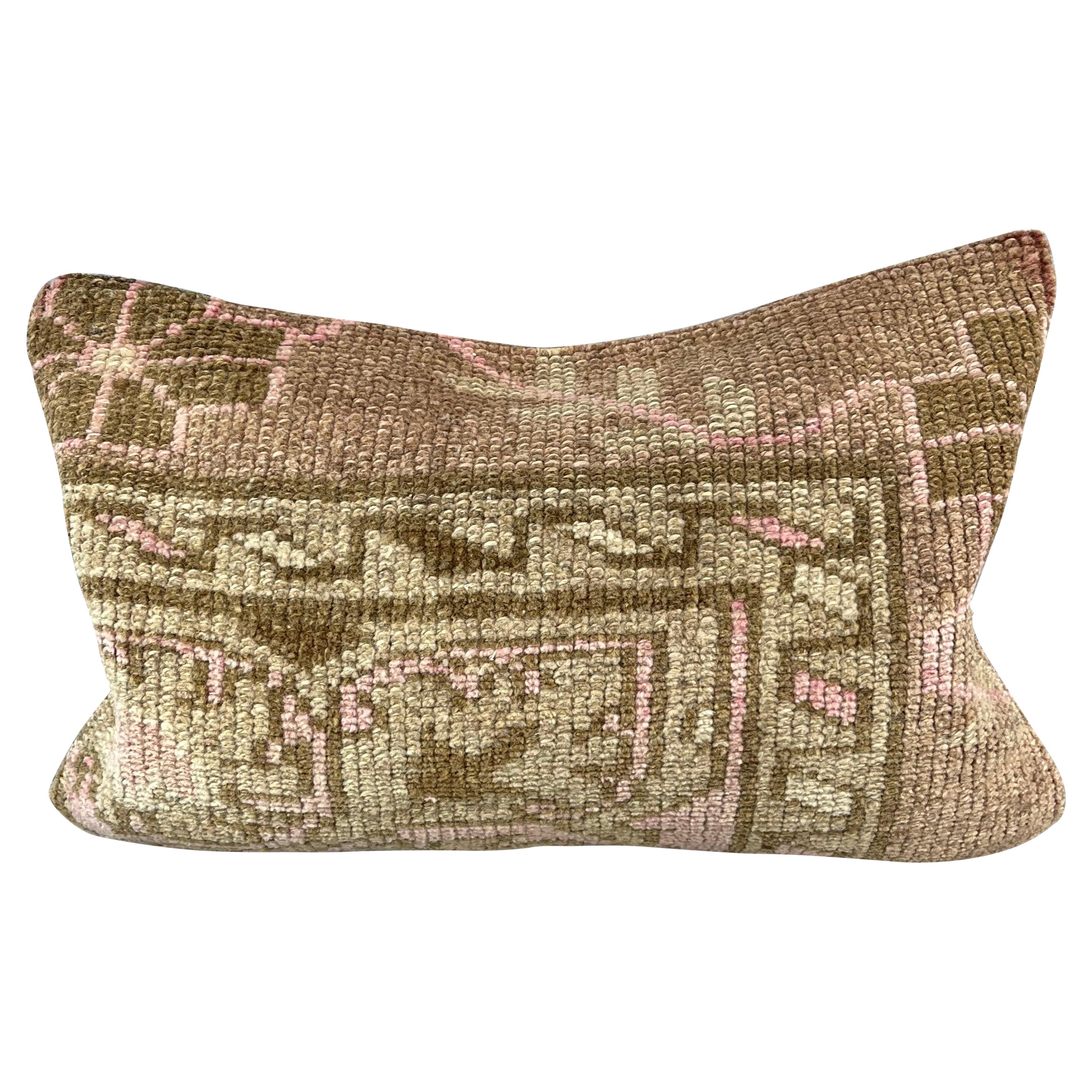 16 x 24 Oreiller de tapis Splendeur de la route Oreiller turc Housse de coussin #7479