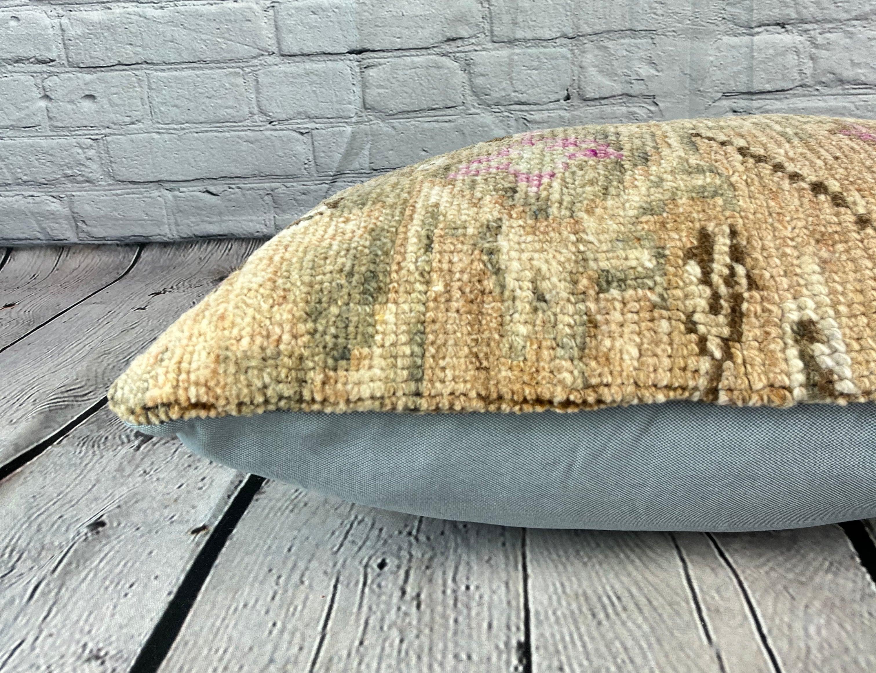 16 x 24 Rug Pillow Sapphire Dreamscape Turkish Pillow Cushion Cover #7431 In New Condition For Sale In Houston, TX