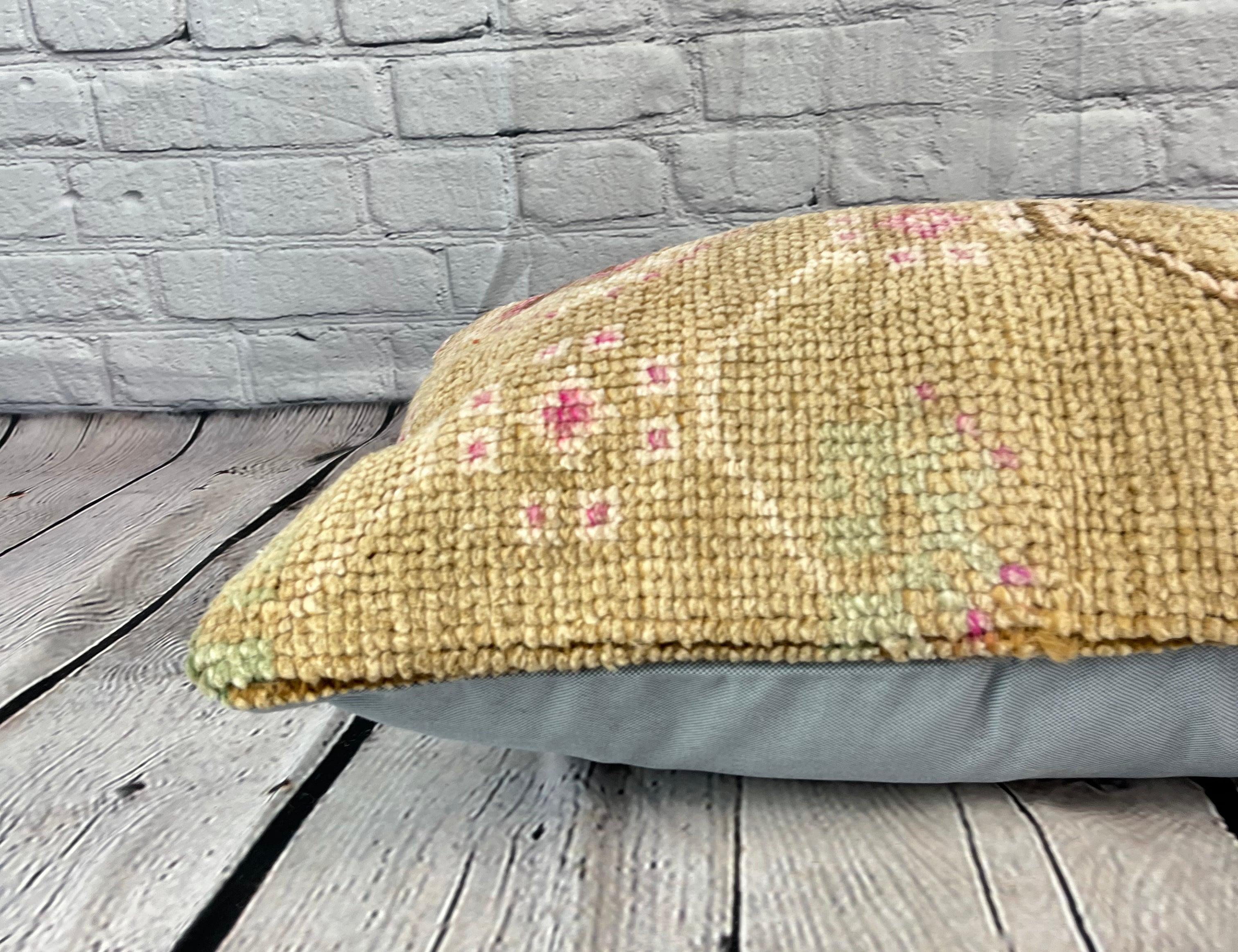 16 x 24 Rug Pillow Sultanate Splendor Turkish Pillow Cushion Cover #7465 In New Condition In Houston, TX