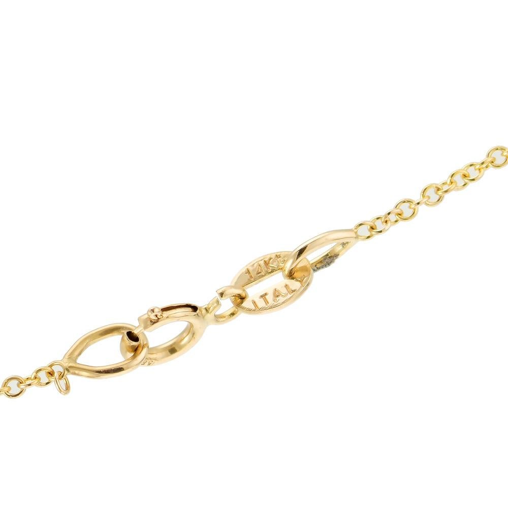 Collier pendentif en or jaune avec perle de zircon bleu de 1,60 carat Pour femmes en vente