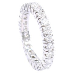 1.60 Carat diamond full eternity diamond ring gold 18 Karat