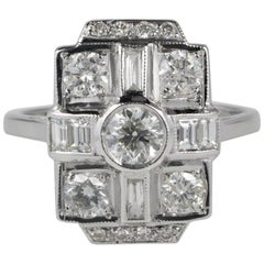 1.60 Carat Diamond G VVS VS Dazzling Dinner Ring