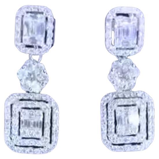 1.60 Carat Diamonds 18k Gold Earrings
