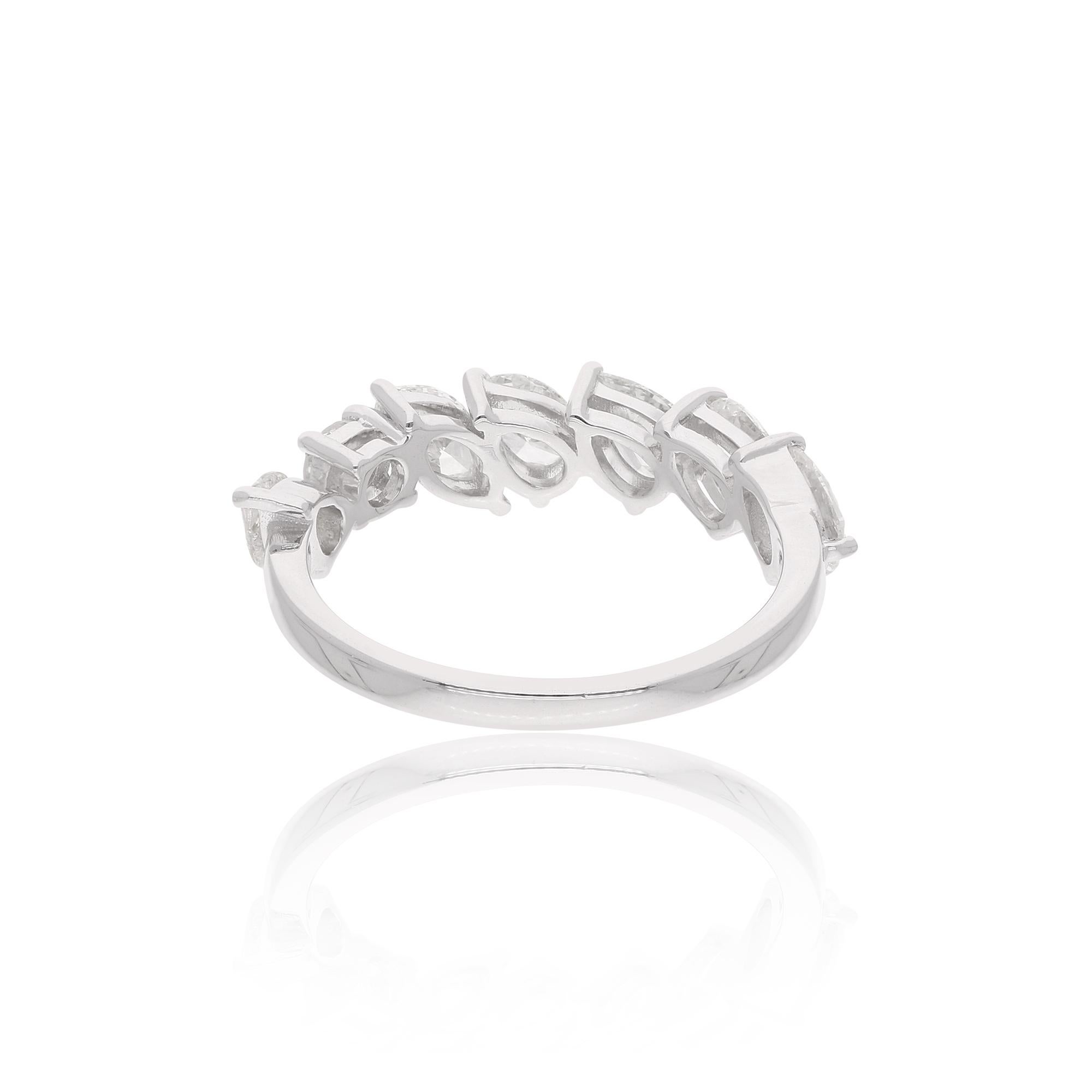This Ring is perfect for mixing and matching with other stackable rings to create a customized look that's unique to you. Wear it alone for a minimalist look or stack it with other rings for a more dramatic effect. This ring is available in