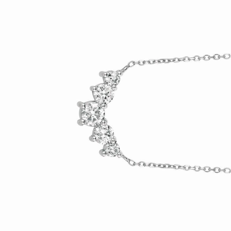 1.60 Carat Natural Diamond Cross Pendant Necklace 14K White Gold G SI 18'' chain

100% Natural Diamonds, Not Enhanced in any way Round Cut Diamond Necklace
1.60CT
G-H
SI
14K White Gold, Prong style, 4.6 gram
1/4 inch in height, 3/4 inch in width
1