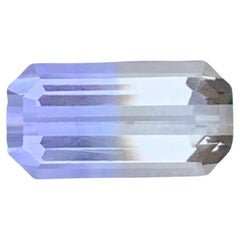 1.60 Carat Natural Loose Bi Color Ametrine Stone Emerald Cut Bolivian Gemstone