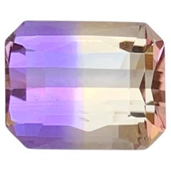 1.60 Carat Natural Loose Bi Color Ametrine Stone Ring Size Brazilian Gemstone