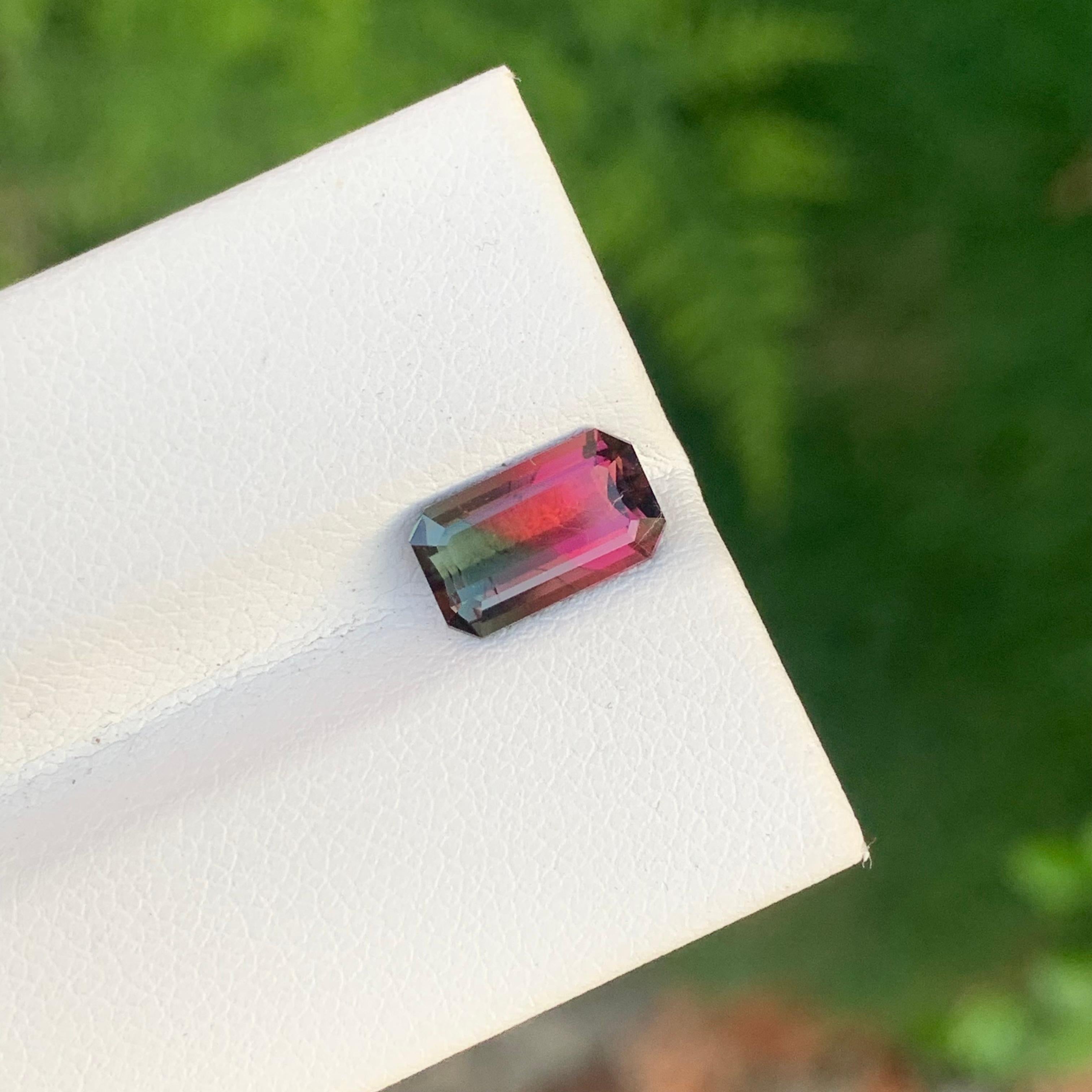 Loser zweifarbiger Turmalin

Gewicht: 1,60 Karat
Abmessung: 9.5 x 5.6 x 3.6 Mm
Farbe: Hot Pink und Grün 
Herkunft: Afghanistan
Zertifikat: Auf Anfrage
Behandlung: Nicht

Der Turmalin ist ein faszinierender Edelstein, der für seine bemerkenswerte