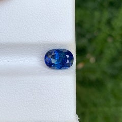 1.60 Carat Natural Loose Blue Sapphire Stone Oval Cut Sri Lankan Gemstone