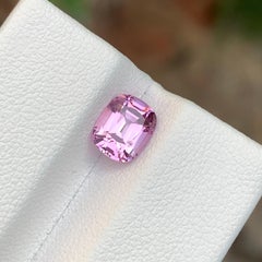1.60 Carat Natural Loose Pink Spinel Cushion Shape Gemstone From Tanzania