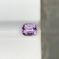 1.60 Carat Natural Loose Purplish Pink Burmese Spinel Cushion Cut Gemstone