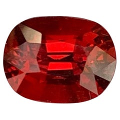 1.60 Carat Natural Loose Red Spinel Stone Cushion Cut Burmese Gemstone