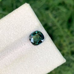 1.60 Carat Natural Loose Teal Color Sapphire Stone Cushion Cut Madagascar's Gem