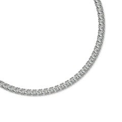160 Carat Round Diamond Tennis Necklace, 2.5 Carat Each, GIA