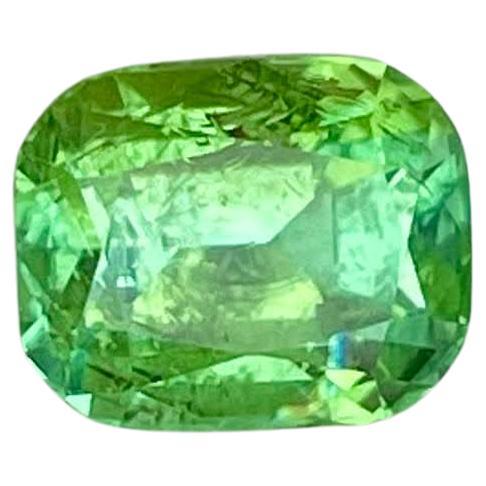 1.60 carati di tormalina verde chiaro sfusa, taglio a cuscino, pietra preziosa afgana