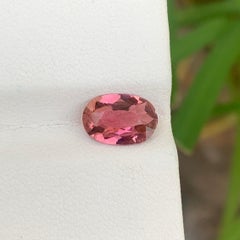1.60 Carats Natural Loose Pink Tourmaline Oval Shape Ring Gem