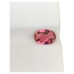 1.60 Carats Natural Loose Pink Tourmaline Oval Shape Gem