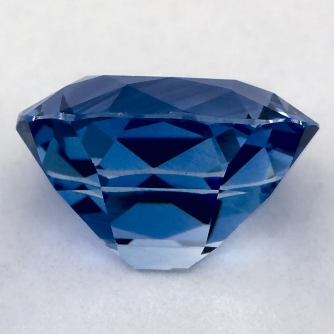 1.60 Karat Blauer Saphir Cushion Loser Edelstein im Zustand „Neu“ im Angebot in Fort Lee, NJ