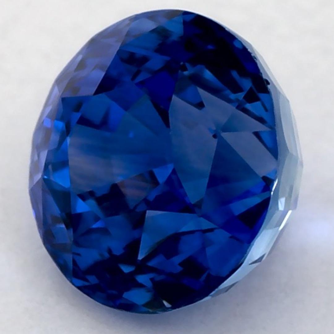 1.60 Karat Blauer Saphir Oval Loser Edelstein Damen im Angebot