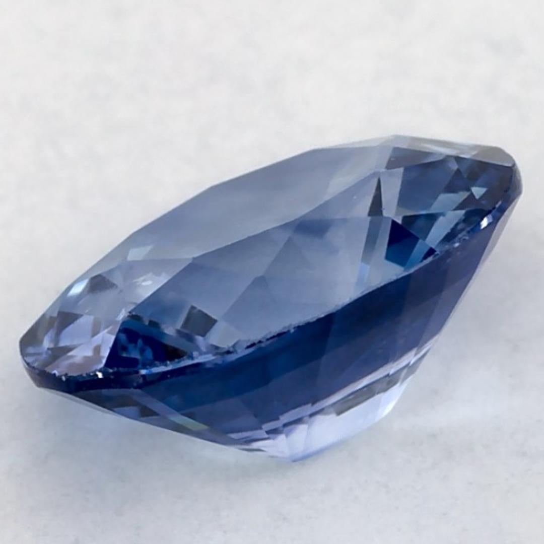 1.60 carati di zaffiro blu ovale sfuso in vendita 3