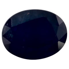 1.60 carati di zaffiro blu ovale sfuso