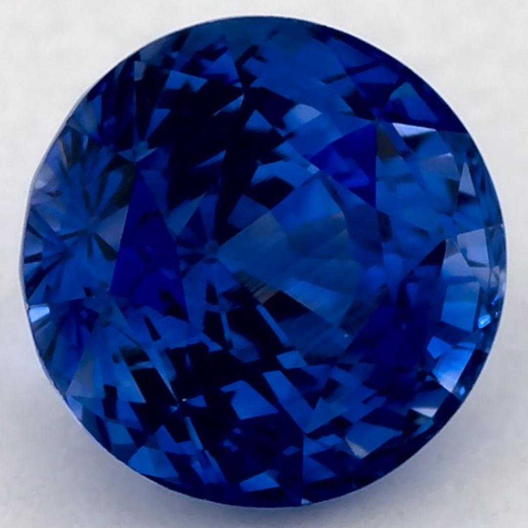 1.60 carati di zaffiro blu ovale sfuso