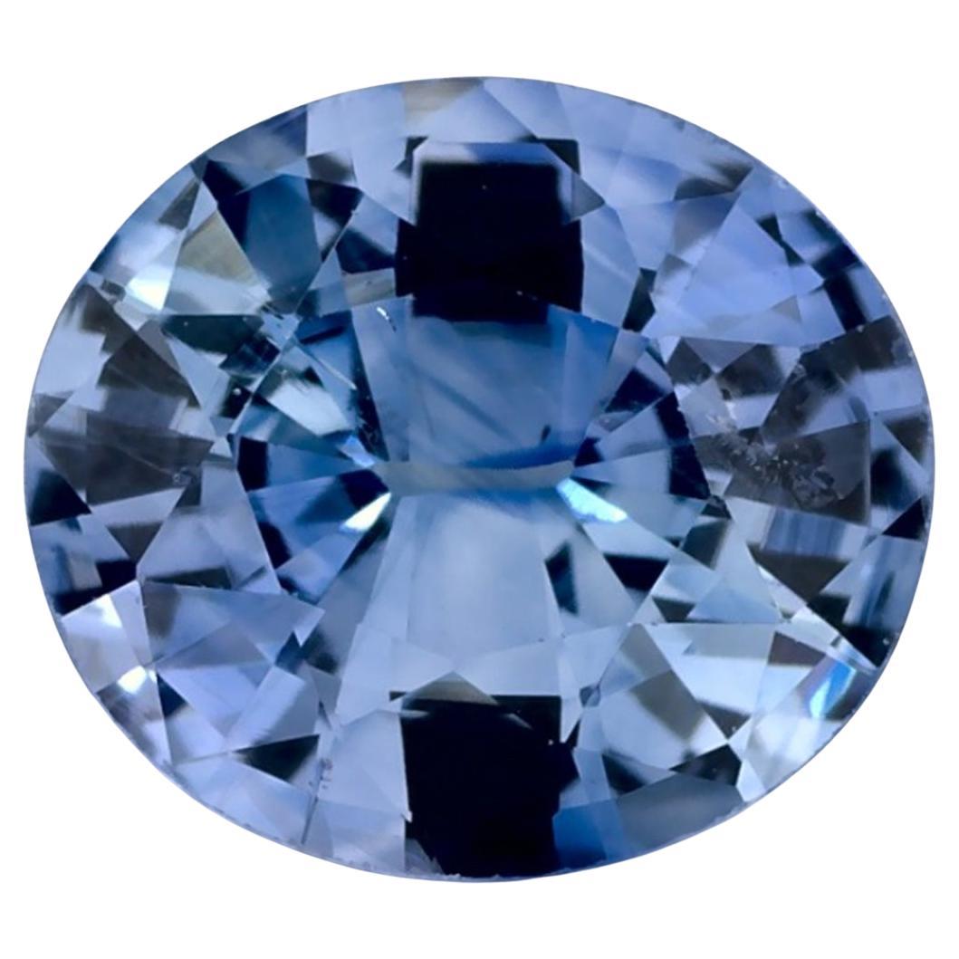 1.60 carati di zaffiro blu ovale sfuso