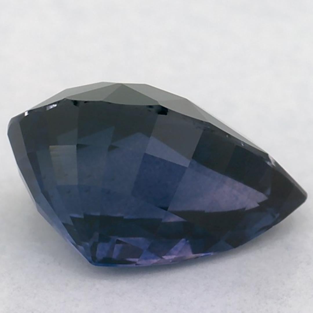 1.60 carati di zaffiro blu a forma di pera sciolto In condizioni Nuovo in vendita a Fort Lee, NJ