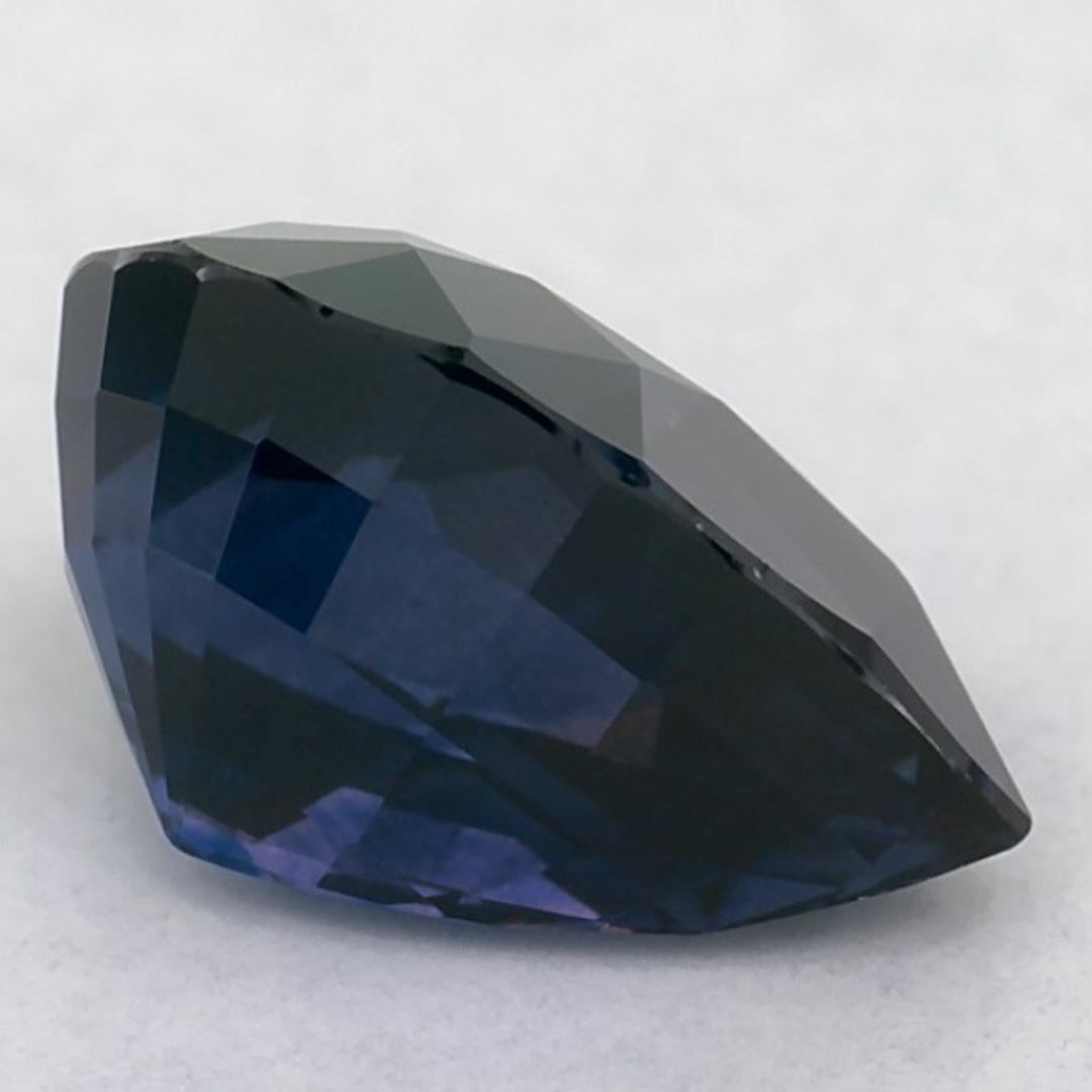 1.60 carati di zaffiro blu a forma di pera sciolto in vendita 1