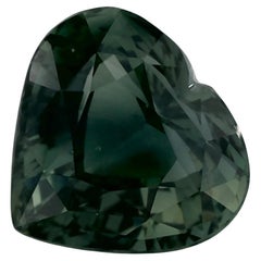 1.60 Ct Green Sapphire Heart Loose Gemstone 1.60 Ct Green Sapphire Heart Loose Gemstone