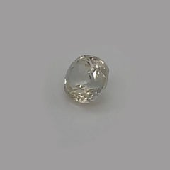 1.60 Cushion Shape Very Light Yellow Sapphire GIA Certified Unheated