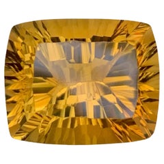 16,00 Carati Splendidamente sfaccettato Citrino d'oro Fancy Cushion Cut Africa Gemstone