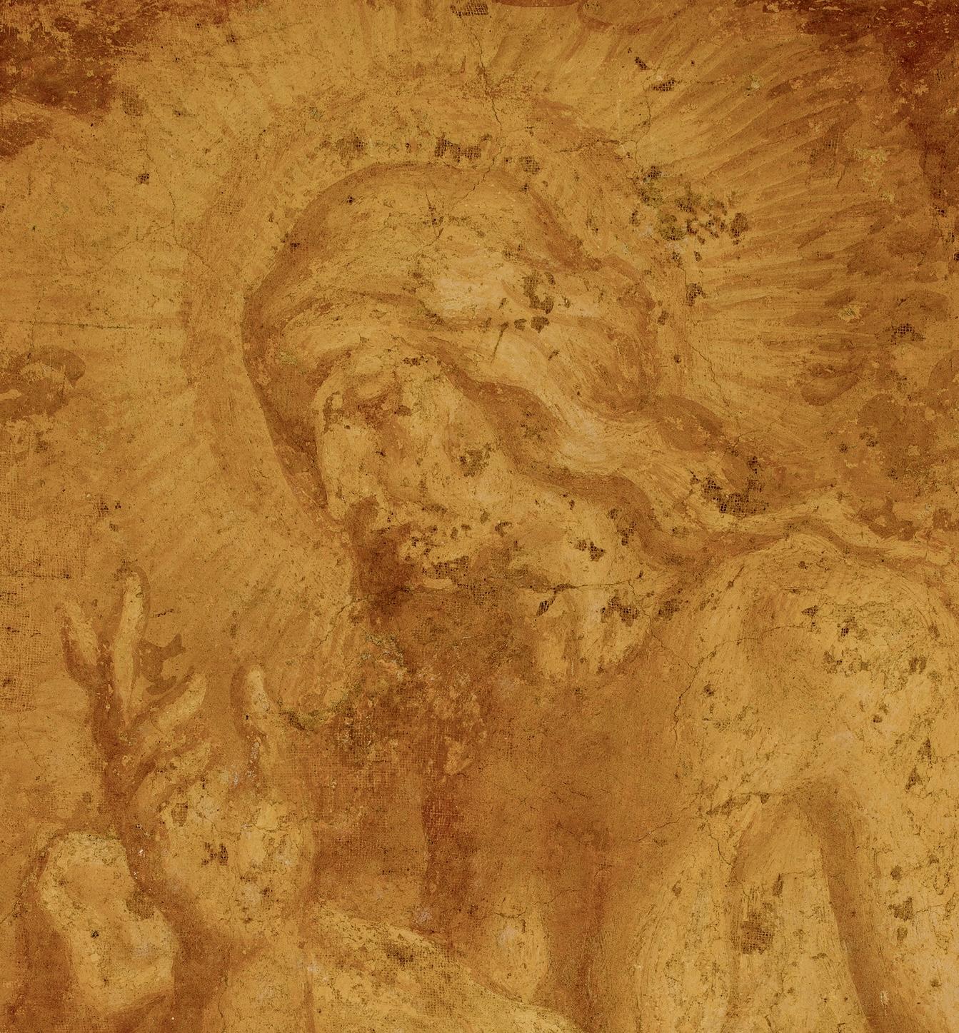 1600er Guercino Anhänger italienische religiöse Malerei (Barock) im Angebot