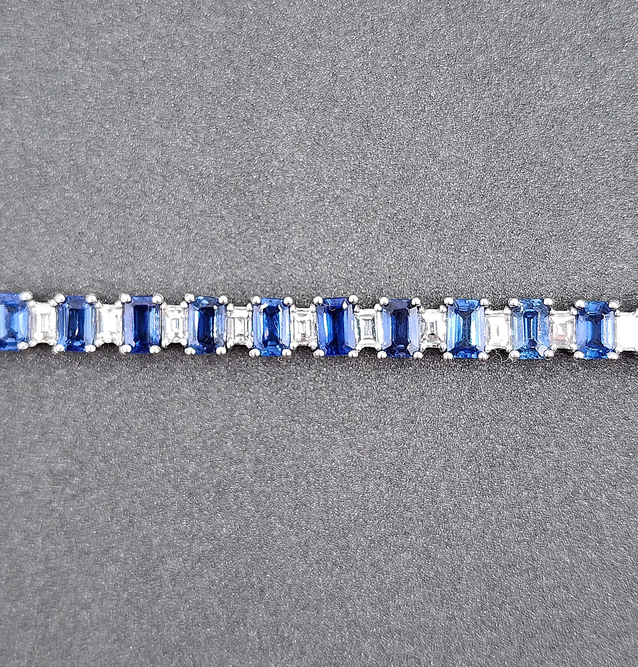 bracelet saphir diamant