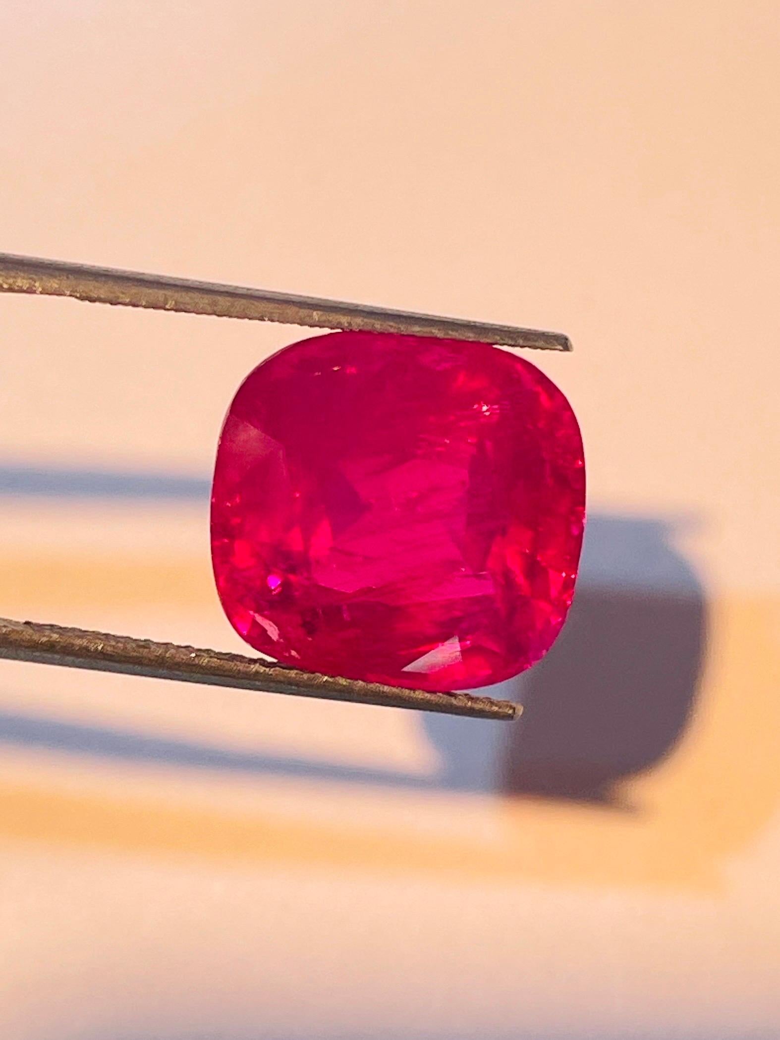 
16,07ct Colección Mundial Tamaño Grande Rubí de Birmania sin calentar GRS -SSEF Certificado 

Especie:   Corumdum
Variedad:  Rubí de Birmania sin calentar
Peso:  16,07Ct
Color:  Rojo rosado
Corta:   Excelente
Claridad:   Ojos limpios 
Origen: