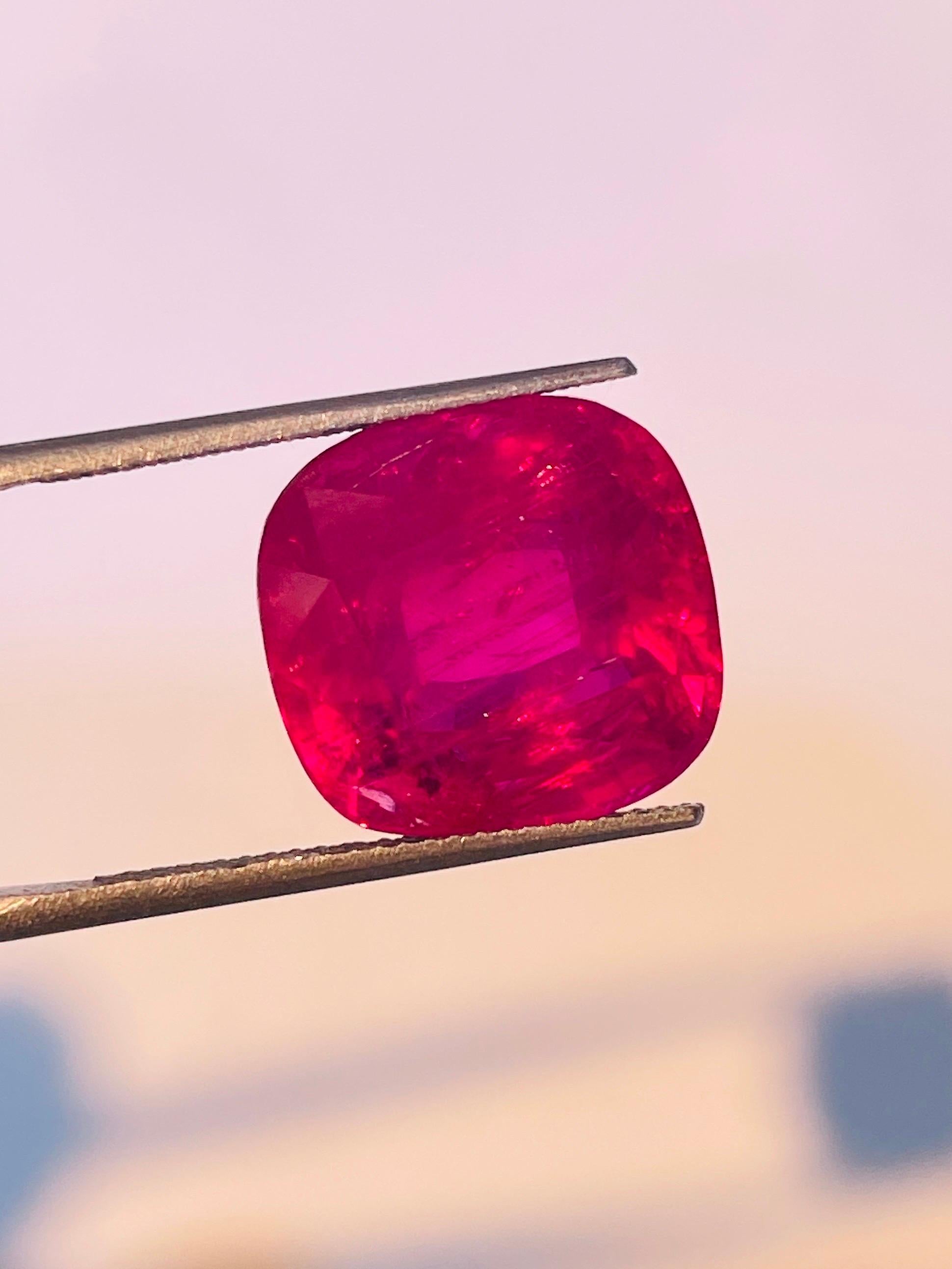 16,07Ct GRS SSEF Certificado Colección Mundial Rubí de Birmania de mayor tamaño sin calentar en Nuevo estado para la venta en bangkok, TH