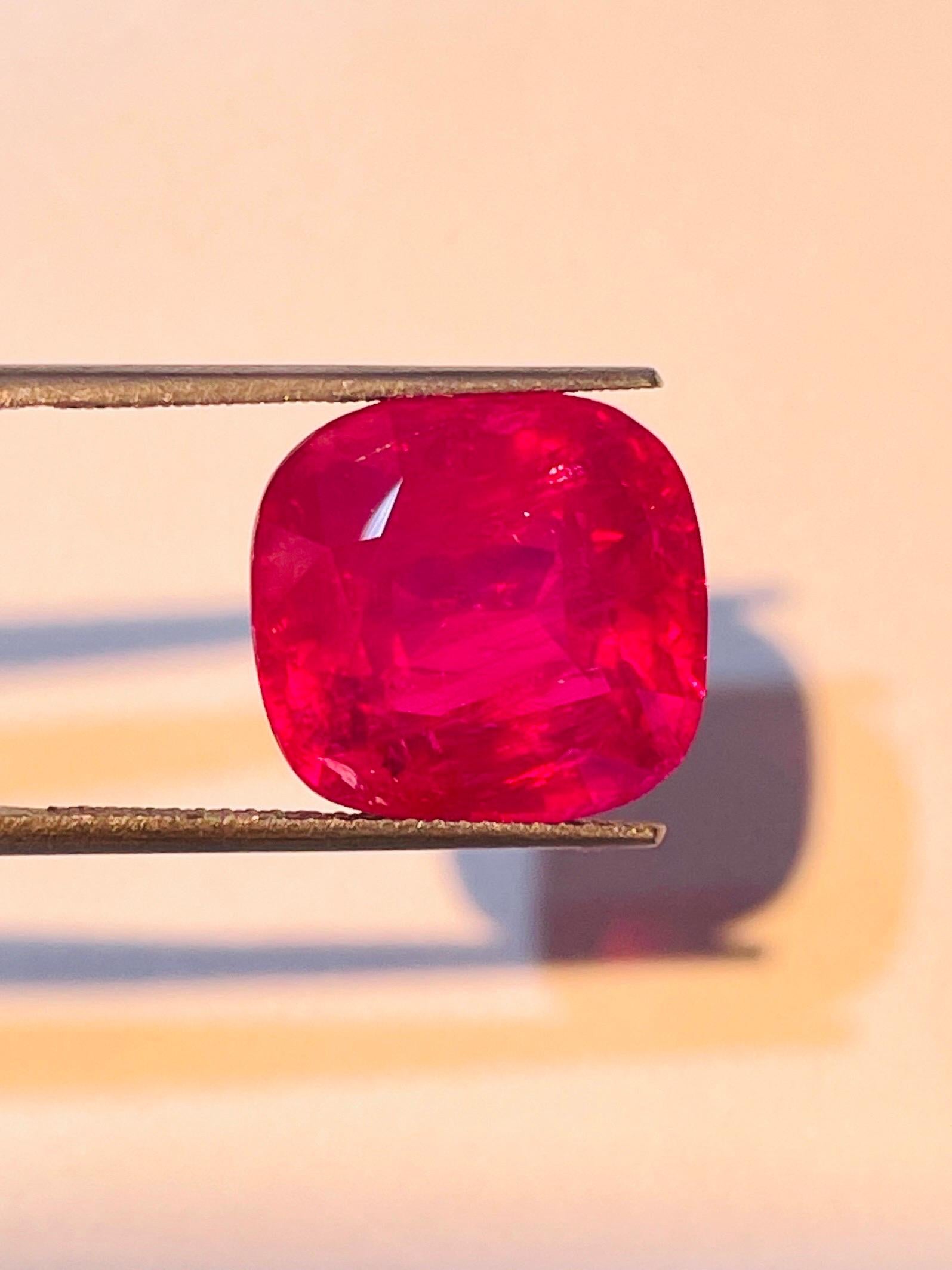 16,07Ct GRS SSEF Certificado Colección Mundial Rubí de Birmania de mayor tamaño sin calentar en venta 1