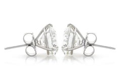 Orecchini con diamanti tondi taglio brillante da 16.08 carati