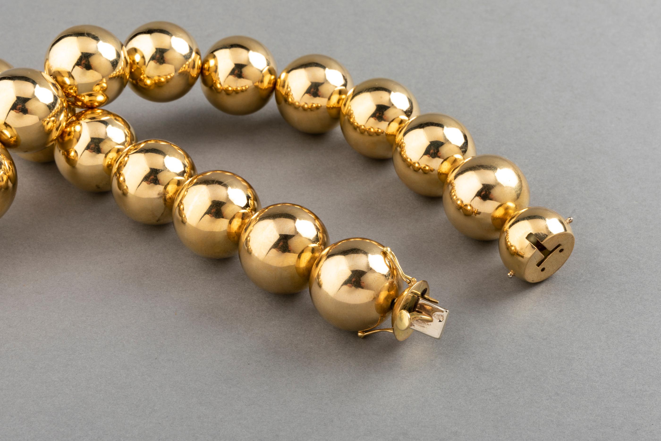gold ball chain bracelet