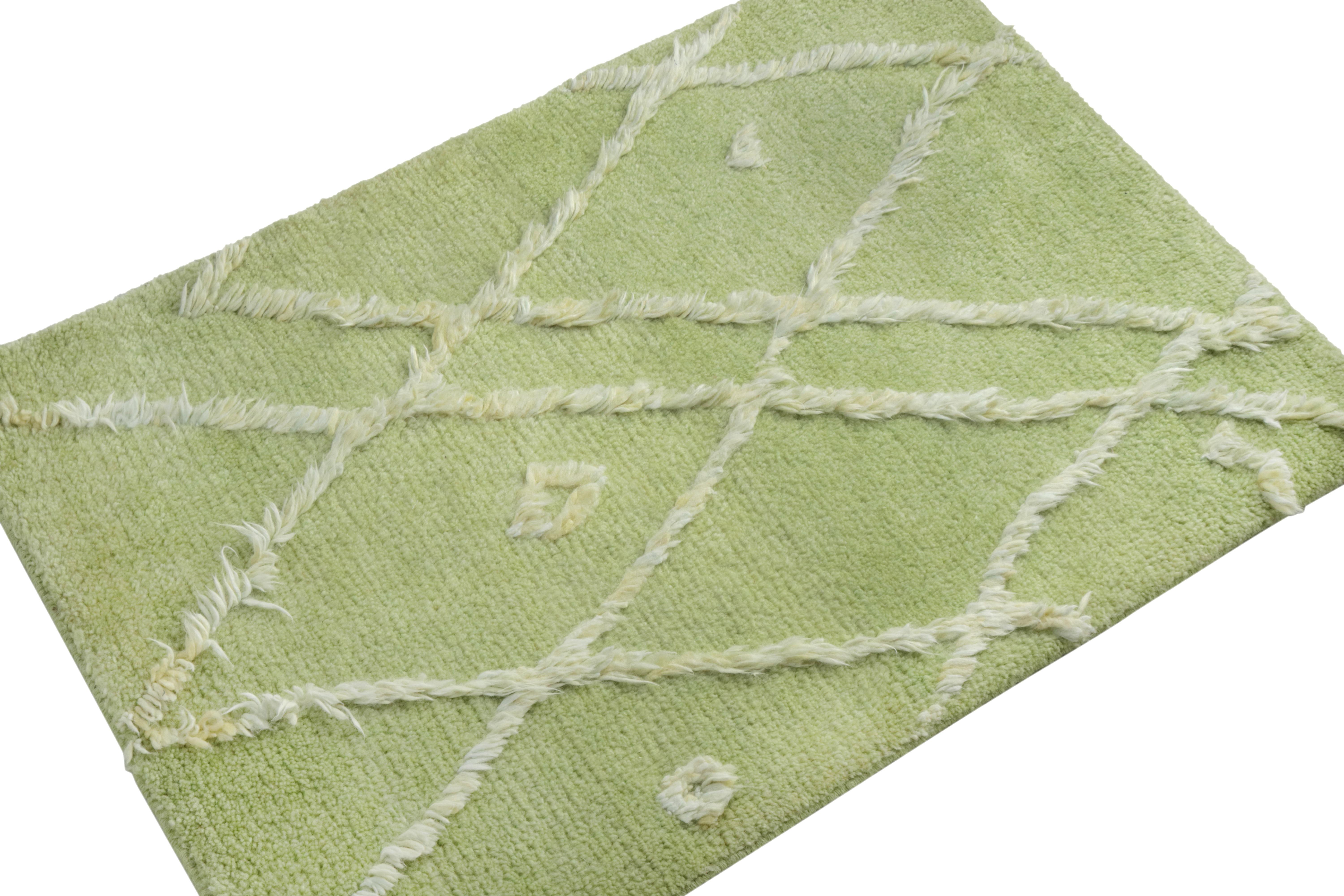 Annodato a mano 16091 - Campione di tappeto personalizzato Rug & Kilim in vendita