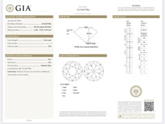 1.60ct GIA Old European Cut Diamond  Natural I VS2  Antique Loose Stone