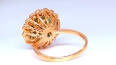 1.60ct Natural Tourmaline Cluster Ring 14kt*