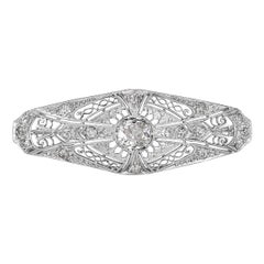 1.60ct Old Mine and Old European Cut Diamond Art Deco Pendant