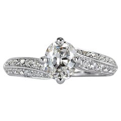 1.60ct Old Mine Cut Diamond Engagement Ring 1.60ct Old Mine Cut Diamond Engagement Ring
