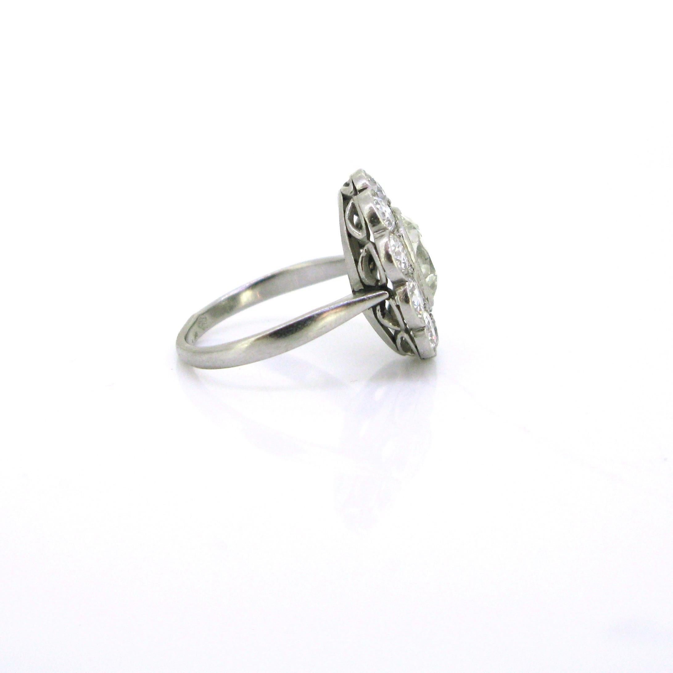 edwardian cluster ring