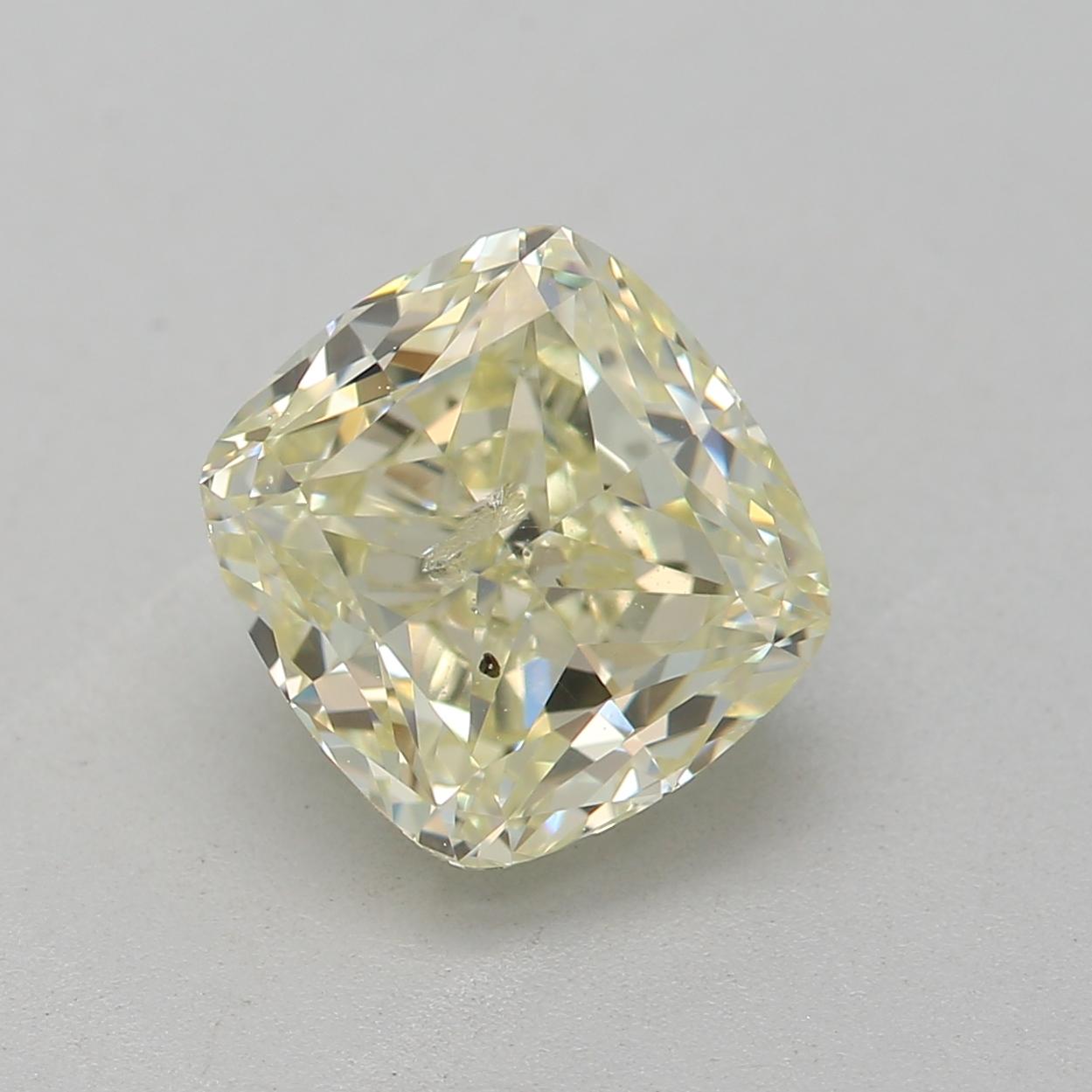 1.61 Carat Cushion shape diamond GIA Certified For Sale 5