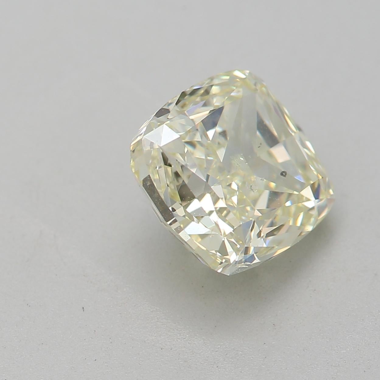 1.61 Carat Cushion shape diamond GIA Certified For Sale 4