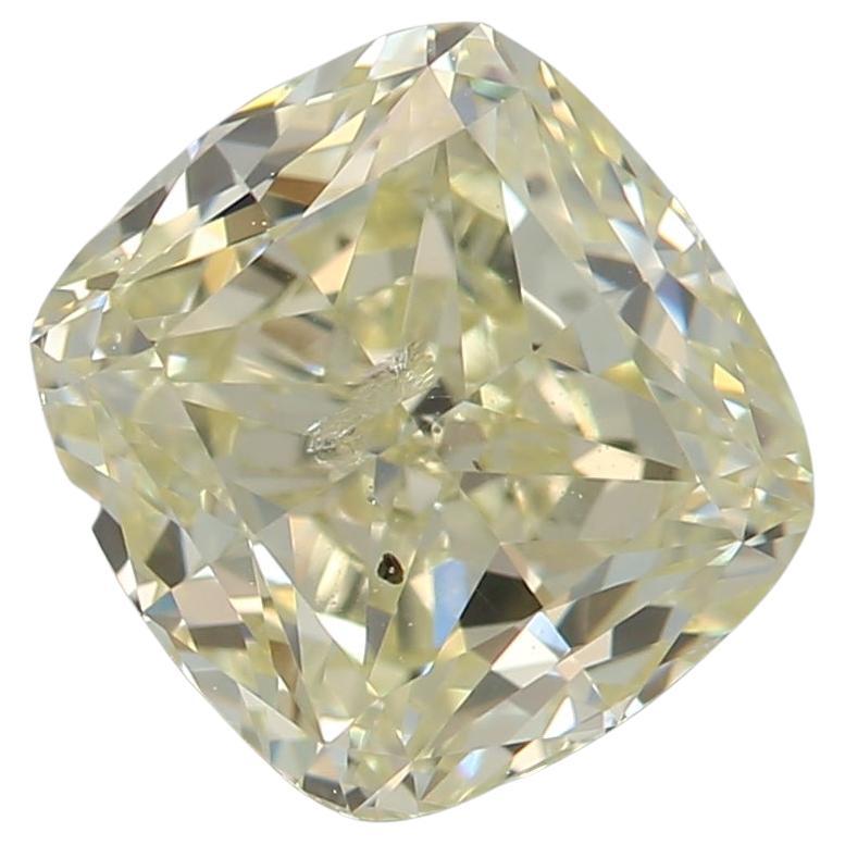 1.61 Carat Cushion shape diamond GIA Certified For Sale