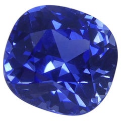 1.61 Ct Blue Sapphire Cushion GIA Certified Sri Lanka