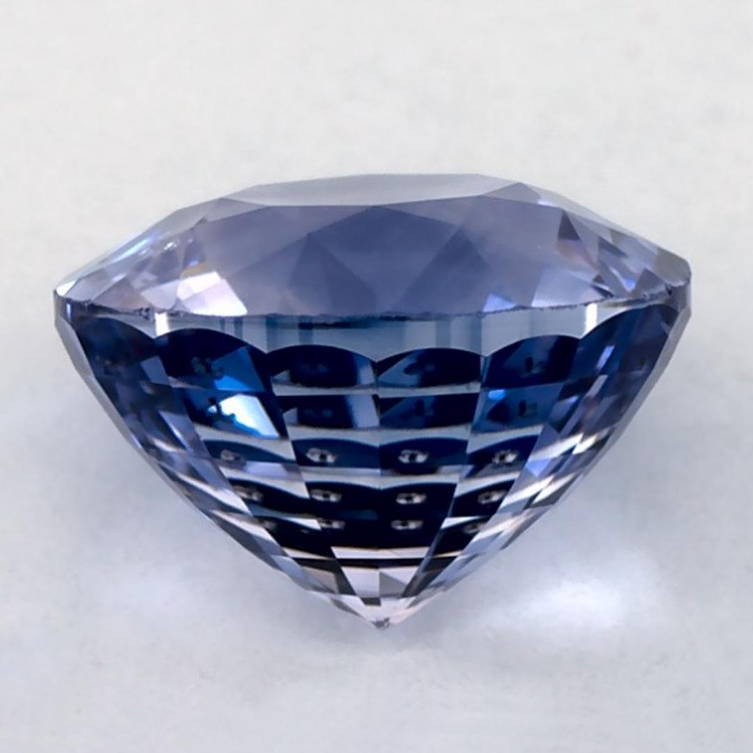 1.61 carati di zaffiro blu rotondo sfuso In condizioni Nuovo in vendita a Fort Lee, NJ